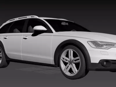 Audi A6 Allroad C7 3D model