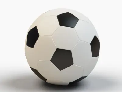 Soccerball soccer ball 3D model purchase