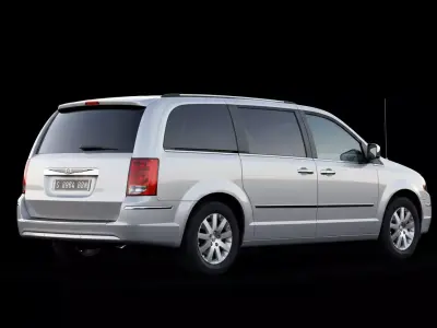 Chrysler Grand Voyager 2010 3D model
