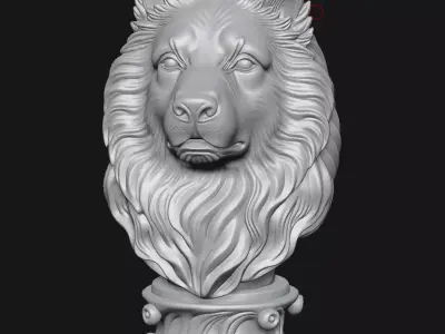 Dog sculpture 3D print model buy