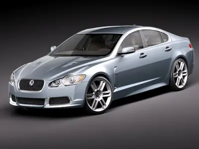 Jaguar XFR 3D model