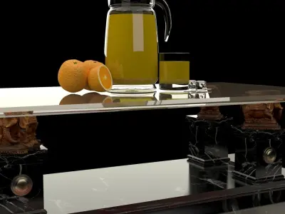 Chinese coffee table  3D model