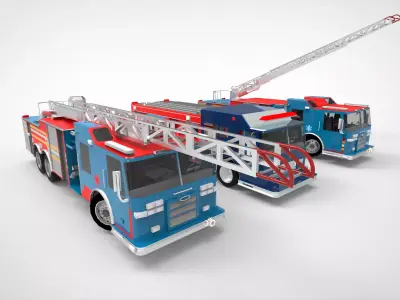 FIRE TRUCK 3D model