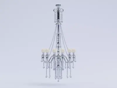 -Crystal Chandelier- 3D model