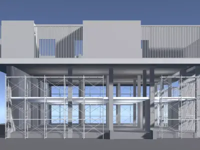 Building in construction scene 25-53 3D model