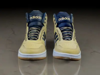 Adidas Hoops 3 Mid Shoes PAIR Clean Scan 3D model