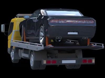 tow truck 3D model