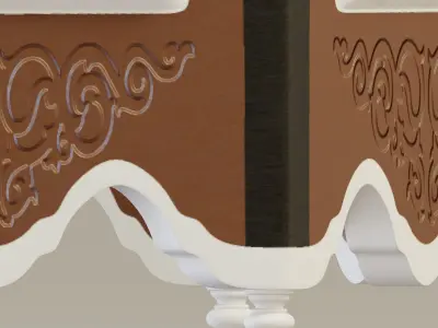 Syrian side table 3D model