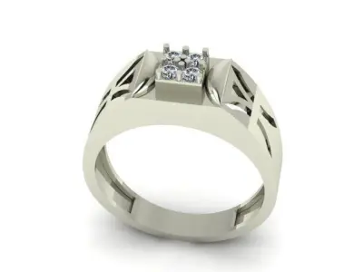 men wedding ring 3D print model purchase