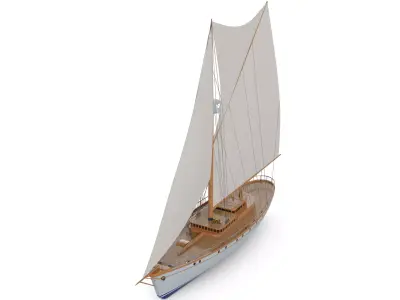 Sailing Yacht 3D model