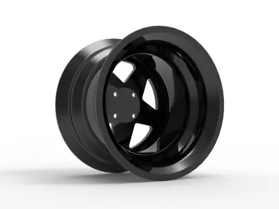 AMG car rim design 3D print model