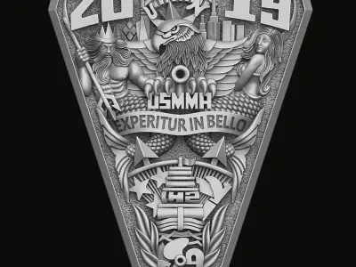 Bas-relief for the United States Ring 2019 3D print model