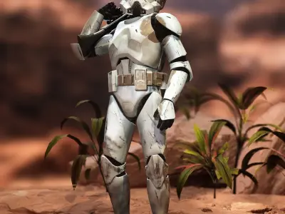 Clone Engineer Phase 2 Low-poly 3D model