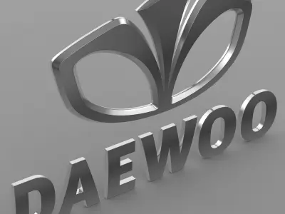 daewoo logo 3D model