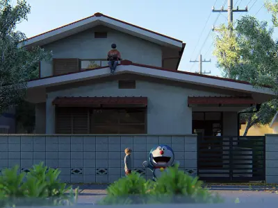 NOBI HOUSE 3D model