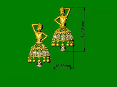 dancing doll zhumki 3D print model