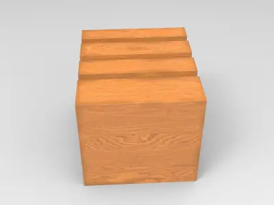 Ox Coffee Table Low-poly 3D model