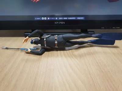 skin scuba 3 3D print model