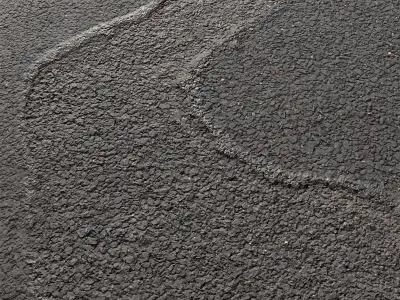 asphalt 18 png pbr seamless 3D model