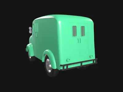 DVCO TO6 Milk Truck 1953 3rd Print Model 3D print model