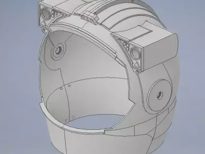 Astronaut helmet 3D print model