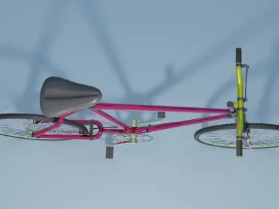 Bi Cycle Low Poly Low-poly 3D model