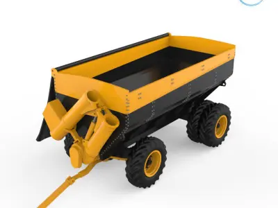 Agricultural trailer charger 33000 3D print model