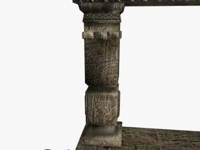 Ancient Entrance Design 3D model
