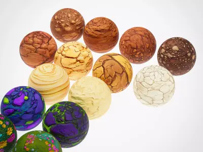 The Stylized Vault 375   Stylized PBR Mega Pack Texture Library Texture