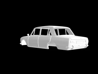 Lada 1200 3D print model