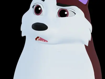 Jenna Balto Low-poly 3D model