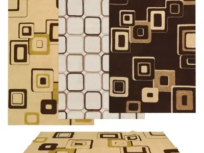 Rugs No 303 Low-poly 3D model