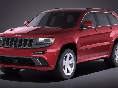 Jeep Grand Cherokee SRT 2016 VRAY 3D model