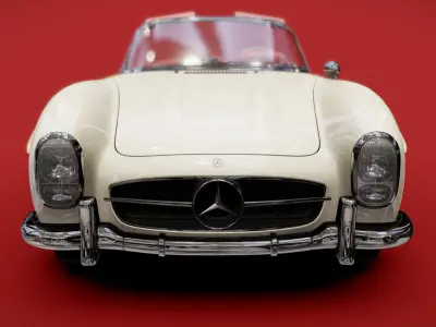 Mercedes Benz SL300 roadster 3D model