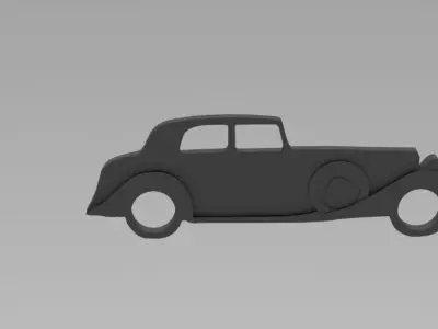 Keychain 3D Print Model car Free 3D print model