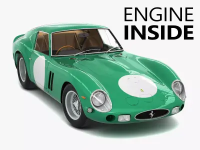 Ferrari 250 GTO - 4491GT - Complete 3D model