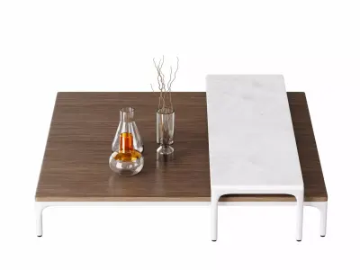 coffee table 3D model 8