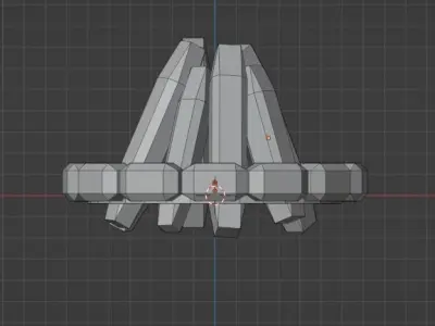 Low Poly Campfire Free low-poly 3D model