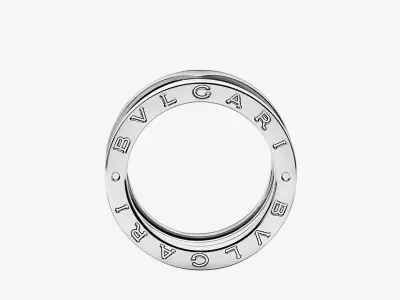 BULGARI - B ZERO 1 - RING - FOUR BAND VERSION 3D print model