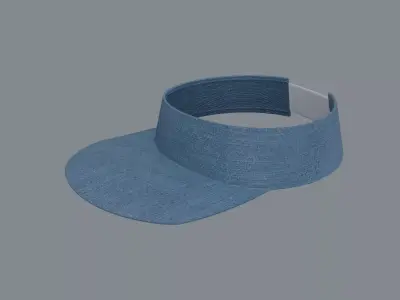 Visor Cap 3D model