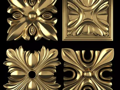 Ornament Element Pack 23 3D model