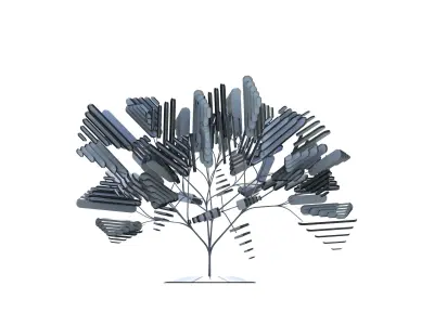 Collection of conceptual shrubs S1A