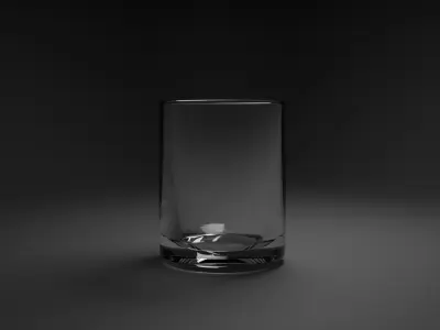 Glass of water Free 3D model