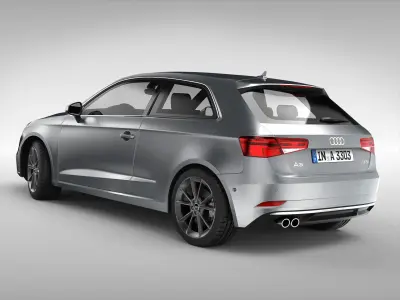Audi A3 2017 3D model