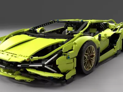 Lego Technic Sian FKP 37 3D model