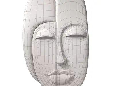 Decorative panel face 1 3D model