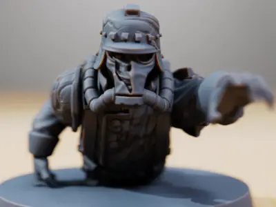 GrimGuard - Zombiefied Free 3D print model