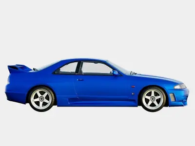 Nissan Skyline GT-R BCNR33 1995 Nismo 400R S Tune Aero Body Kit Low-poly 3D model