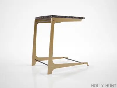 Holly Hunt Bittern drink table  3D model