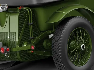 Bentley 4 5 Litre Blower 1929 3D model